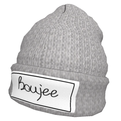 Boujee Winter Beanie Light Gray