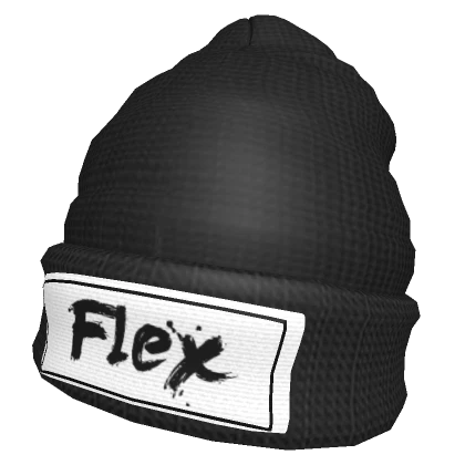 Flex Winter Black Beanie