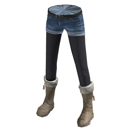 Until Dawn: Ashley's Shorts w/ leggings and boots