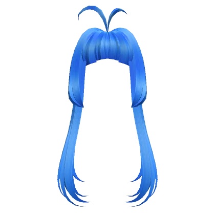 Blue Popular Long Anime Hair Bangs