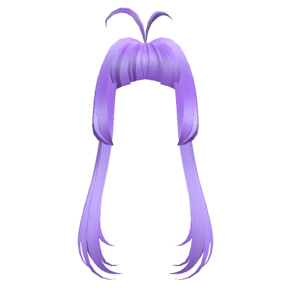 Purple Popular Long Anime Hair Bangs