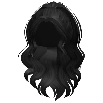 Long Baddie Wavy Pony (Black)