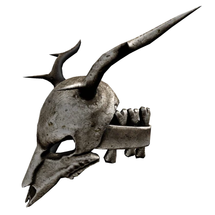 Wendigo Skull Right Pauldron