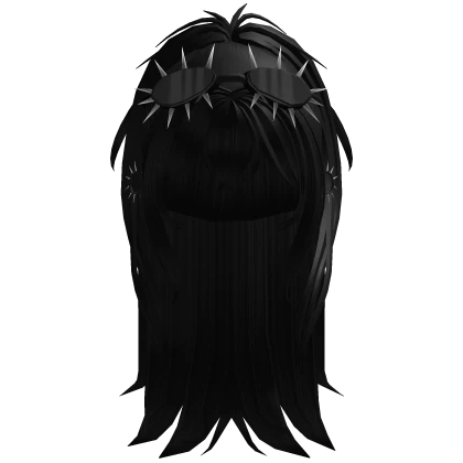 ❤️ Baddie Pony Emo Hair (Black)
