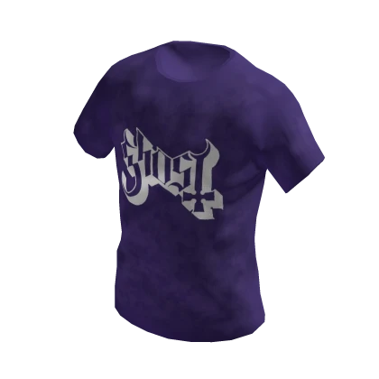 Ghost Logo Tee - Limited Edition Purple