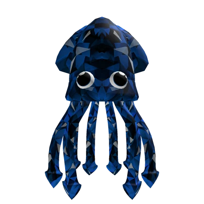 ✅ Blue Sparkly Squid