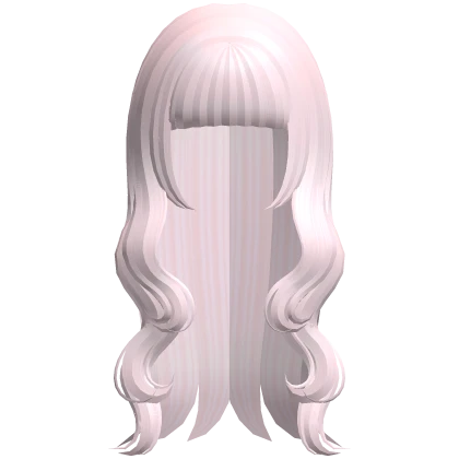 ♡ : pink wavy doll hime cut long hair