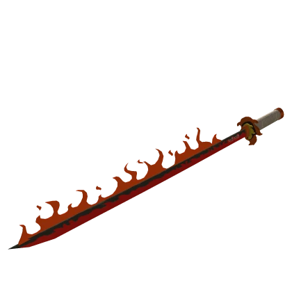 rengoku Nichirin Sword with flame demon sayer 