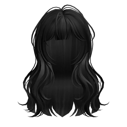 Black Cute Wavy Hair