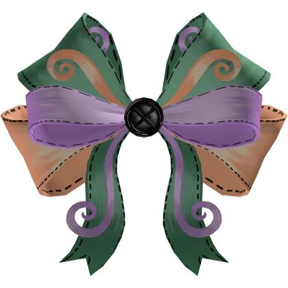 Halloween Project Luvie Stitch Button Bow