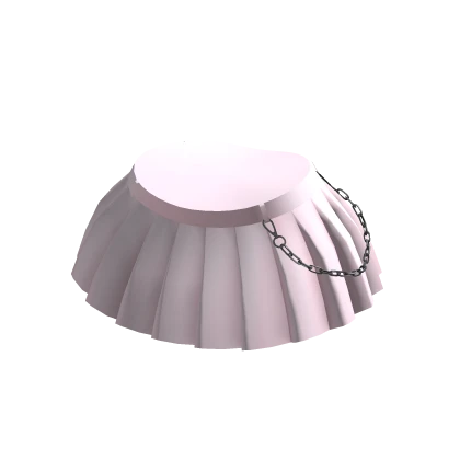 Pink Pleated Mini Skirt