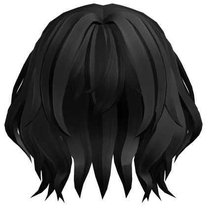 Short Curly Bob Hair - Black