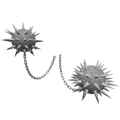 White Spiked War Mine Shackles