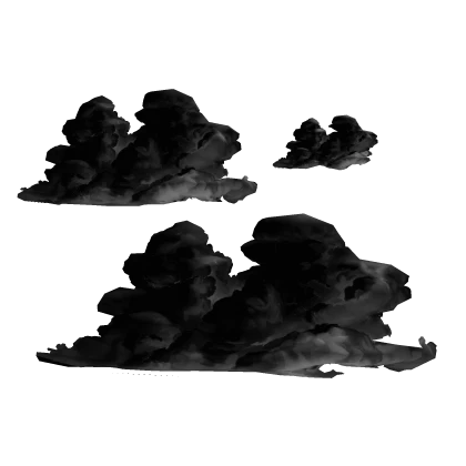 Fluffy Realistic Stormy Clouds
