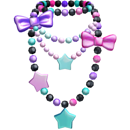 Harajuku Pastel Goth Kandi Necklace