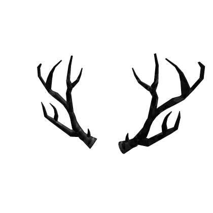 Black Sparkle Time Antlers