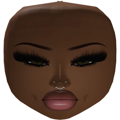 Baddie latina girl Mesh Makeup Gloss lips lashes