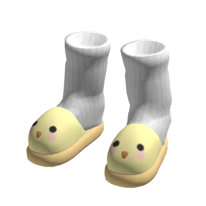 Yellow Chick Slippers