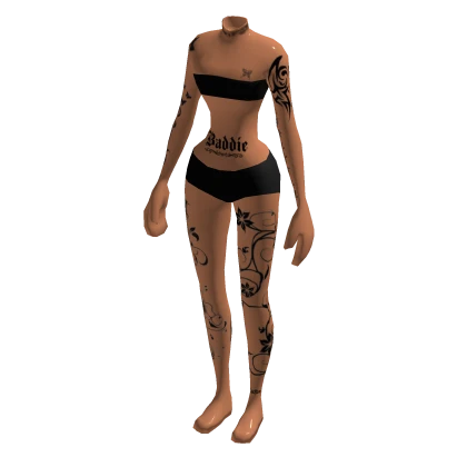 ✅Skin Suit✅ Baddie Tattoo