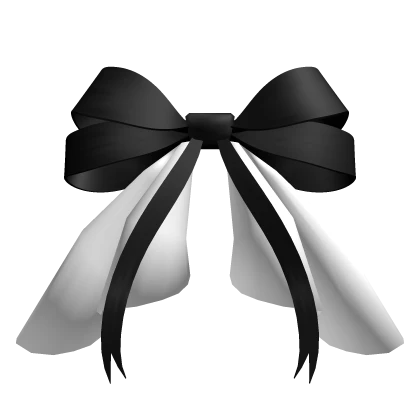 Waist ruffled bow in black