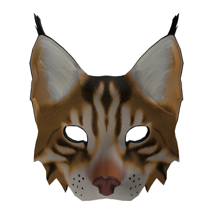 Maincoon mask (black tabby)