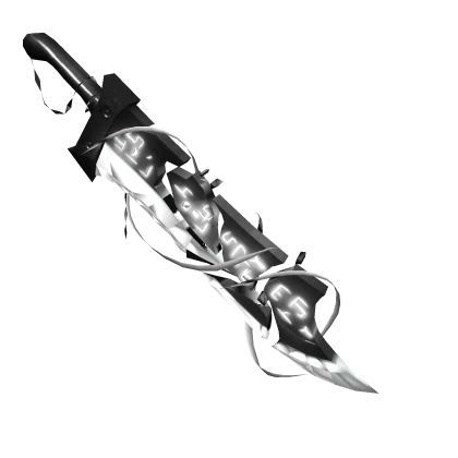 Black White Unbreakable Riven Sword