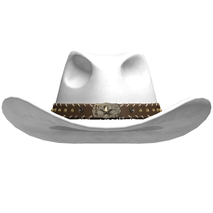 Cowboy Hat White Large Fancy Western Fedora Ohio