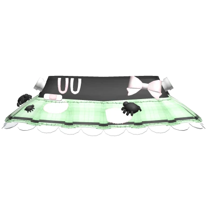 cute school zombie skirt w/ bugs