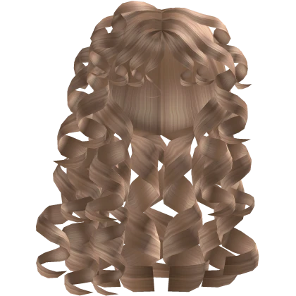 Long Curly Summer Preppy Sun Blonde Hair