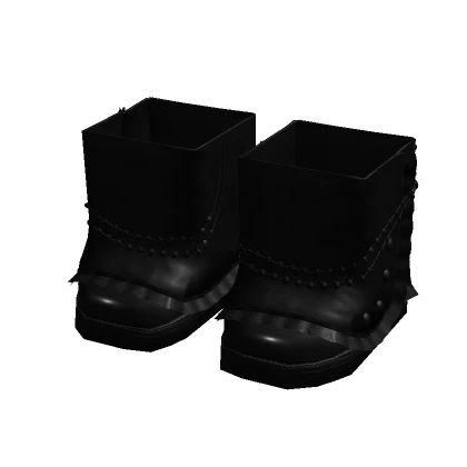 gothic boots w ruffled leg warmers & rosaries 3.0