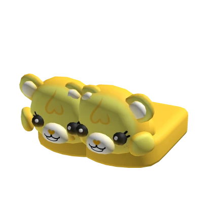 ꒰ cute sun bear slippers ♡꒱