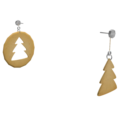 Christmas Tree Dalgona Earrings