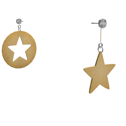 Star Dalgona Earrings