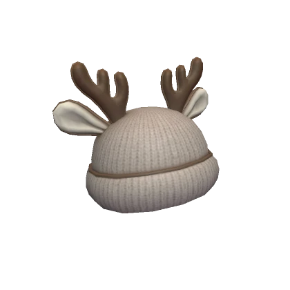 Reindeer Beanie Gray