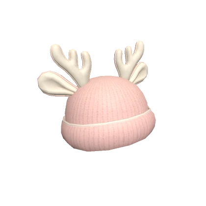 Reindeer Beanie Pink