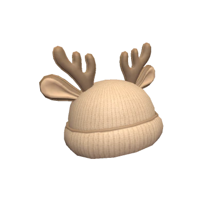 Reindeer Beanie Beige