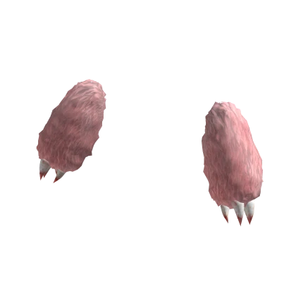 Gloomy pink monster scene emo bear paws/claws