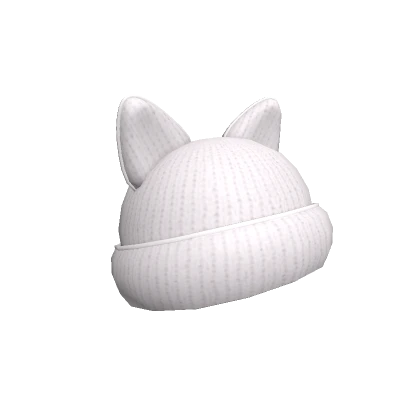 Miau Winter Beanie White