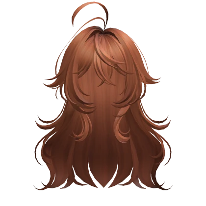 Ginger Cute Anime Girl Hair
