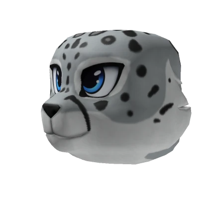 Snow Leopard Head