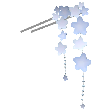 Sky Blossom Crystal Hairpin