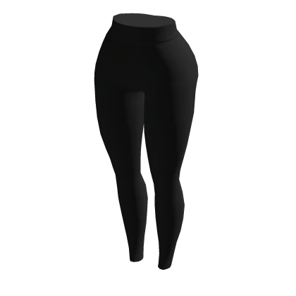 Leggings Black Baddie Skinny Sport Gym 2000s Y2K