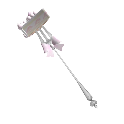 Cutecore Cake on Fork (Light Pink)