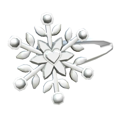 Snowflake Hairpin Silver