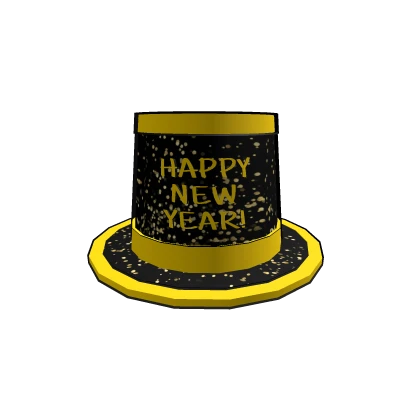 2025 Happy New Year Top Hat