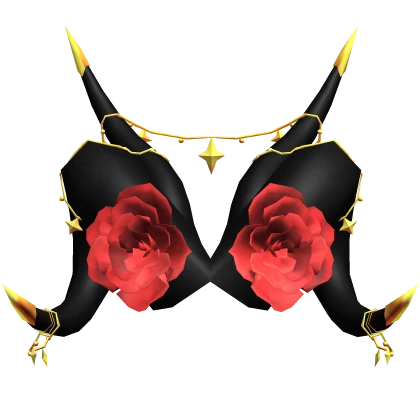Black Rose Fantasy Horns