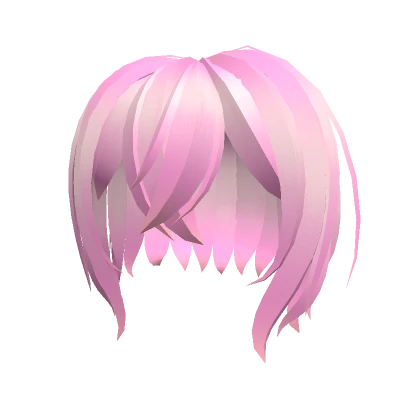 Pink Short Anime Hair