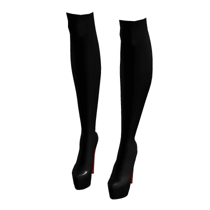 Y2K ☆ thigh high platform stiletto heel boots