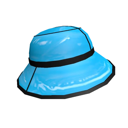 Blue Trendy Vinyl Hat