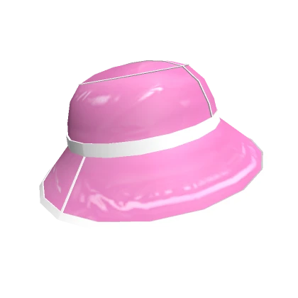 Pink Trendy Vinyl Hat